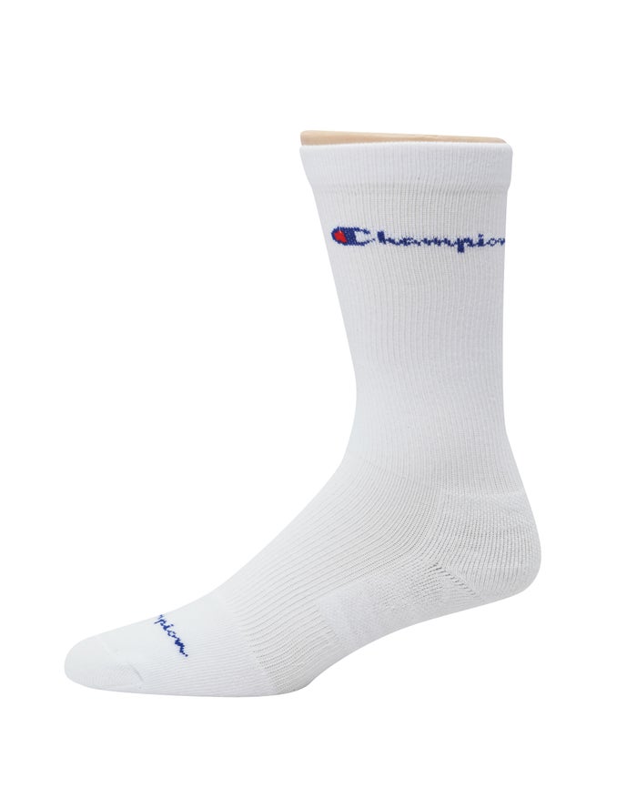 Calcetines Champion Hombre - Graduated Compression Crew 3-Pairs ( Blancas ) 4586397-HT